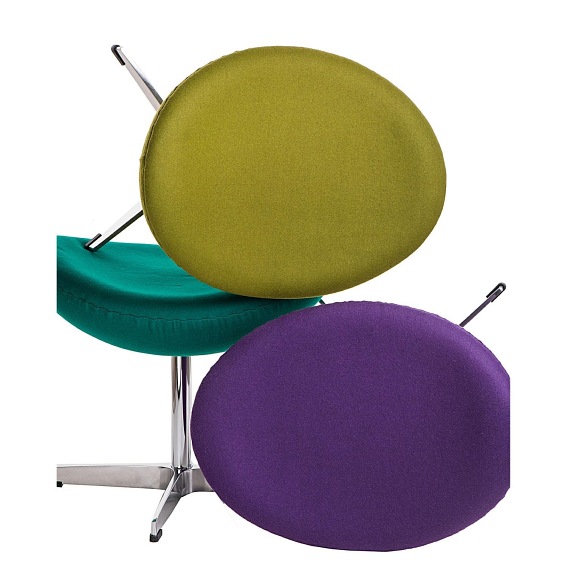 Podnóżek Jajo Zielony Ciemny Kaszmir 45 Premium