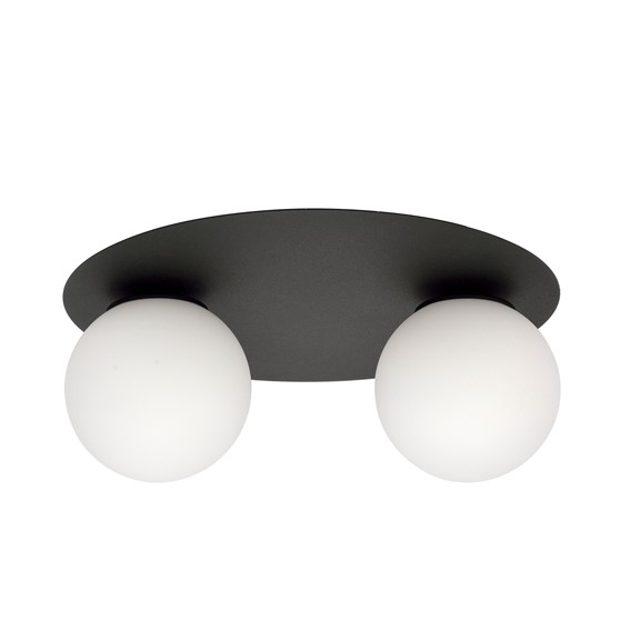 Lampa Sufitowa SOLAR 2 Czarny/Opal