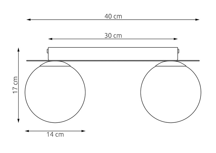 Lampa Sufitowa SOLAR 2 Beżowy/Biały