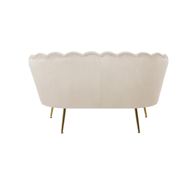 Sofa SF1-FX Beżowy/Złoty