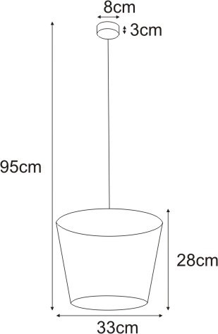 Lampa Wisząca SOUL BLACK K-4641 Czarny