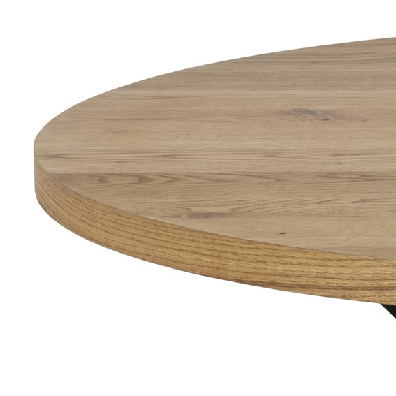 Stół HEAVEN Fi120cm Black Dąb