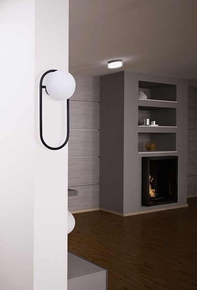 Kinkiet FINESTRA K-4964 Czarny/Biały Matowy