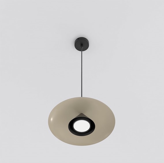 Lampa Wisząca BABEL 1 Beżowy/Czarny