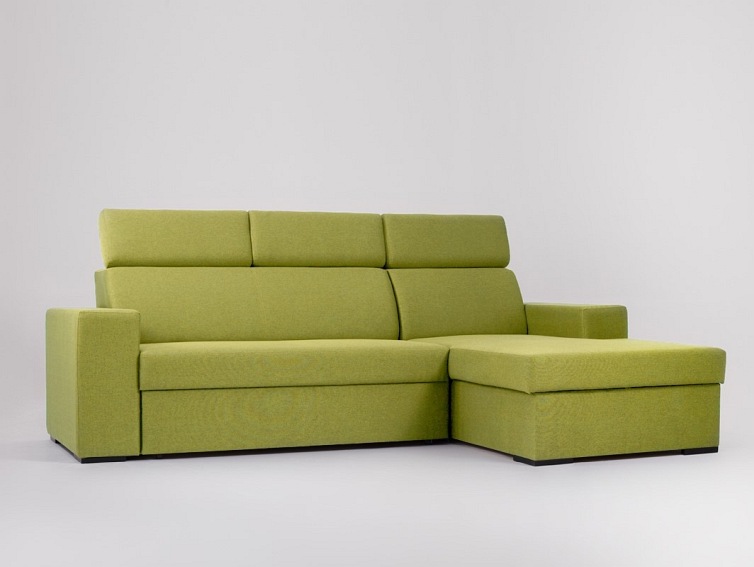 Narożnik Rozkładany Atlantica P 250x160 Wiosenna Zieleń/Orzech