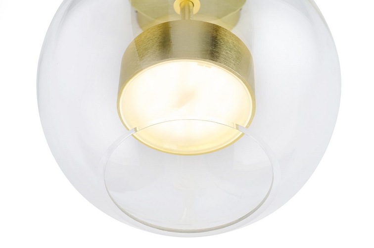 Lampa Ścienna Capri Wall 27x42 Złoty