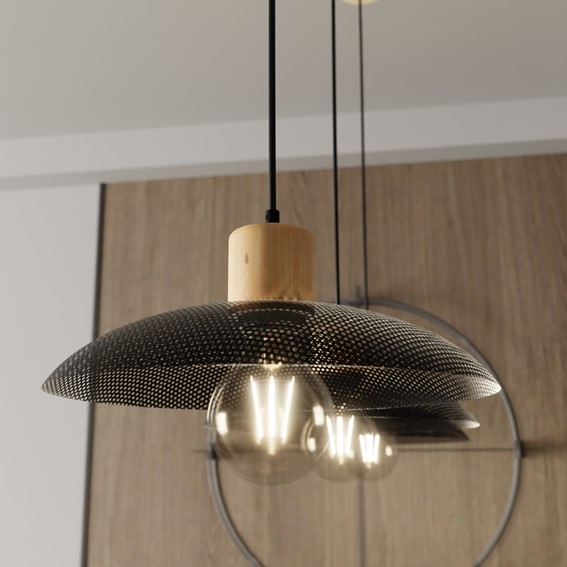 Lampa Wisząca KOBE 3 Czarny