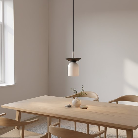 Lampa Wisząca EGO 1 Biały/Czarny