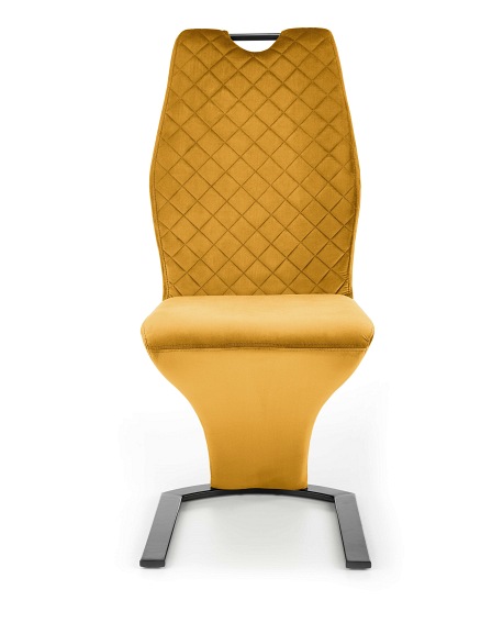 Krzesło K442 Czarny/Musztardowy