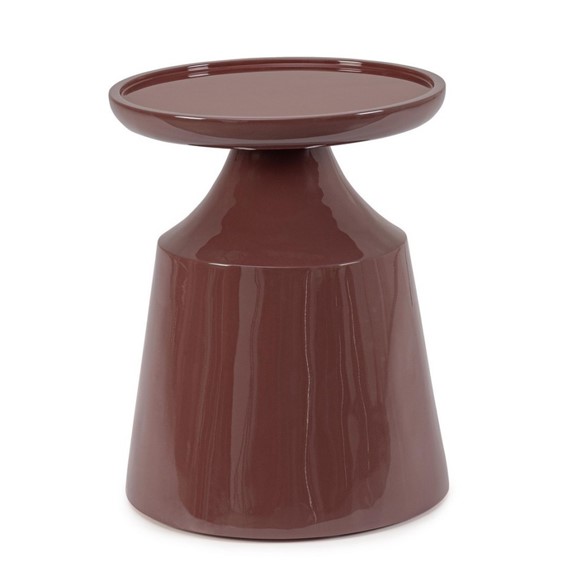 Stolik Kawowy OTILIA Fi40cm Czerwony