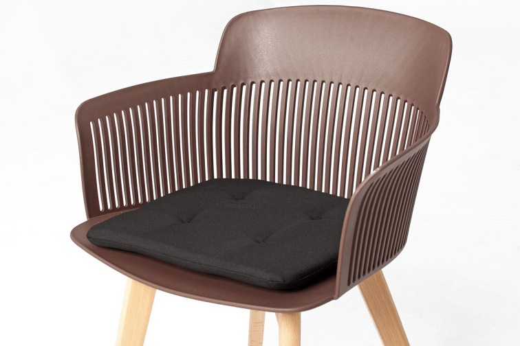 Poduszka na Krzesło Eva II 40cm Czarny