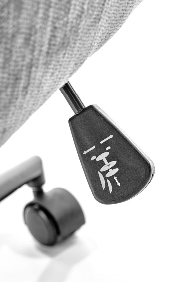 Fotel Obrotowy FLORES Jasny Popiel