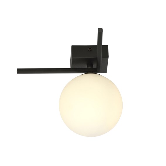 Lampa Sufitowa IMAGO 1G Czarny/Opal