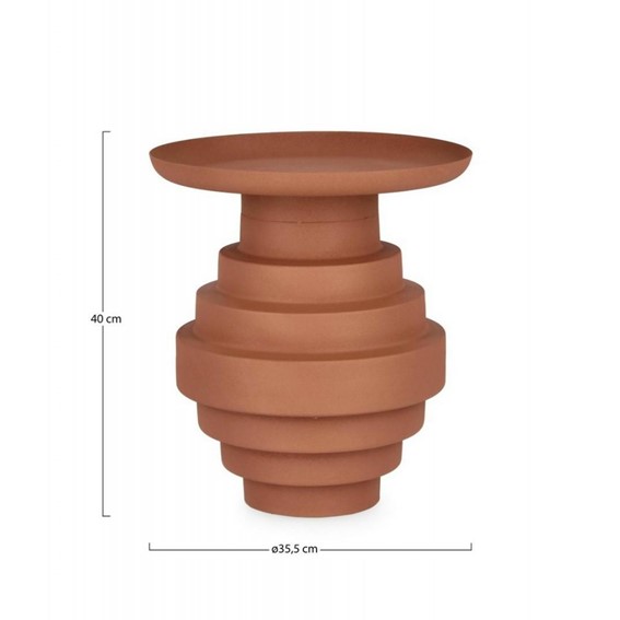 Stolik Kawowy AMBA fi35,5 Czerwony