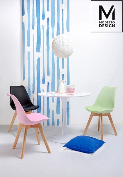 Stół Okrągły MODESTO TULIP FI90 Biały