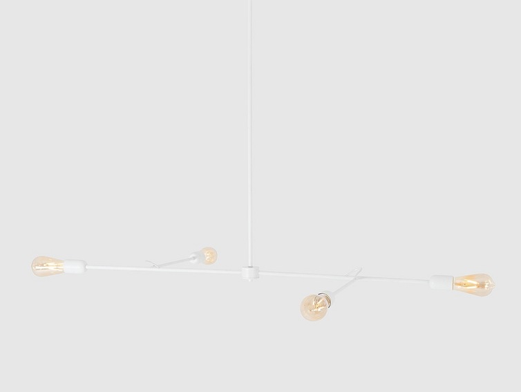 Lampa wisząca TRISO 4 – biały