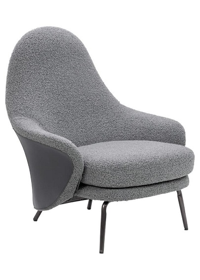 Fotel Lobby Teddy 91x78x96 Szary