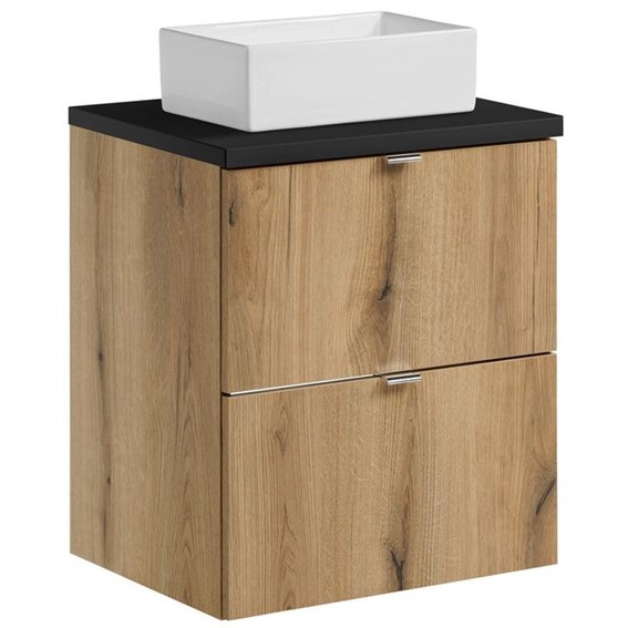 Zestaw Meblowy GAJA 50cm Dąb Coast Evoke/Czarny Mat