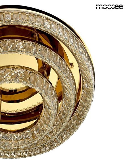 Lampa Sufitowa/Plafon SAVOY 3 Złoty