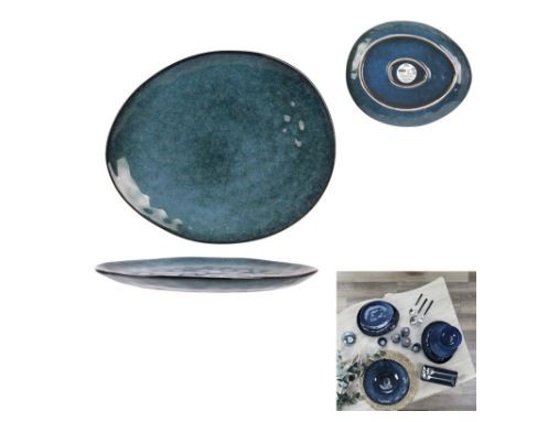 Talerz LAGUNA Niebieski Ciemny