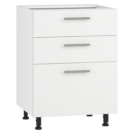 Szafka Dolna z Szufladami VENTO D3S-60/82 Biały Mat