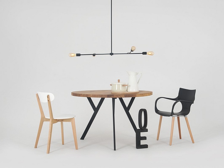 Lampa wisząca TRISO 4 – czarny