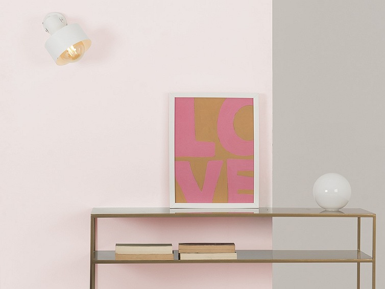 Lampa ścienna FAY WALL PLUS – biały