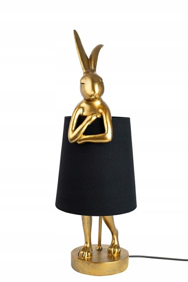 Lampa Stołowa RABBIT 50 cm Złoty/Czarna