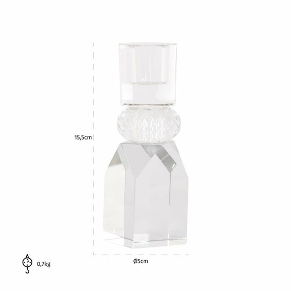 Świecznik YANOU Przezroczysty