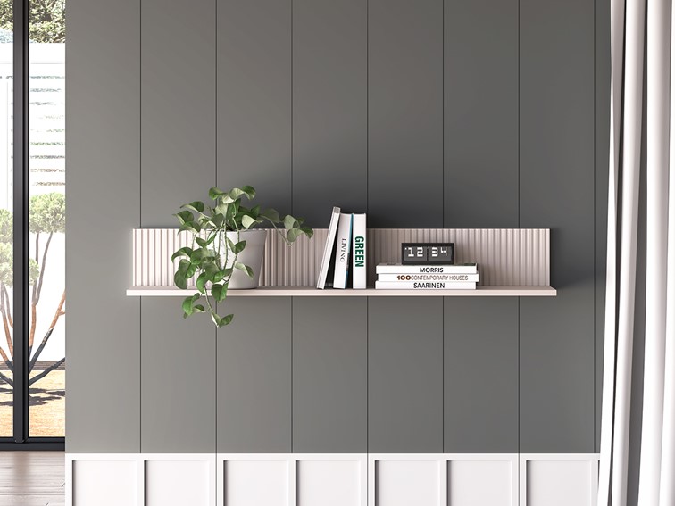 Półka DUNEA 10 Kaszmirowy/Dąb Cremona