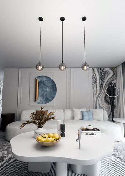 Lampa Wisząca COSMO 1 Czarny/Grafitowy