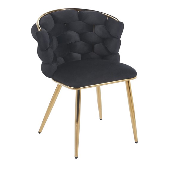 Krzesło Velvet K47-FX (G) Czarny