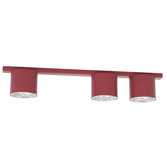 Lampa Sufitowa NANO 3 Burgundowy