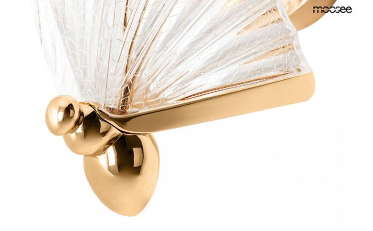 Lampa Ścienna BUTTERFLY M Złoty