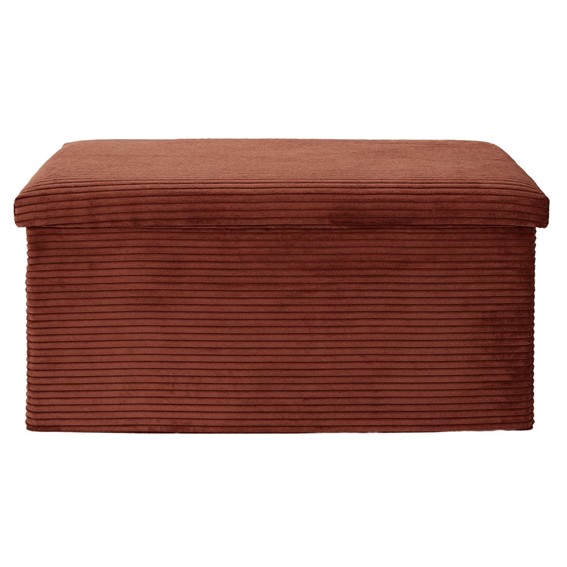 Pufa VELSE SCOTT Teracotta Składana