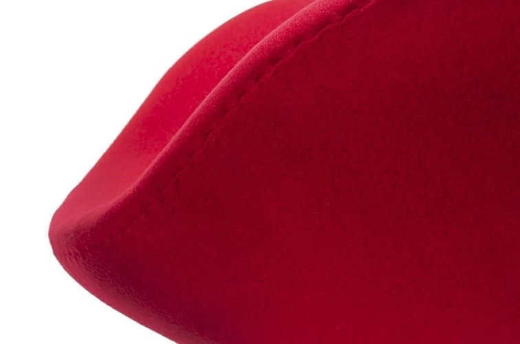 Fotel SWAN Wool Premium Czerwony