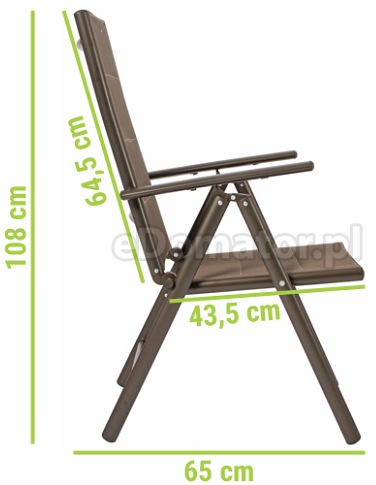 Zestaw Ogrodowy Modena Max 8-Osobowy Brązowy