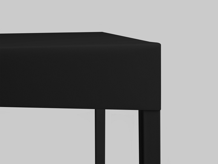 Stół Jadalniany Obroos Metal 80x80 Czarny