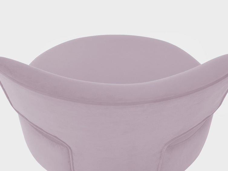 Fotel Flippin 75x60x75 Owoc Lychee/Naturalny