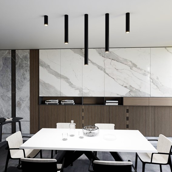 Lampa Sufitowa TECNO 1S Czarny