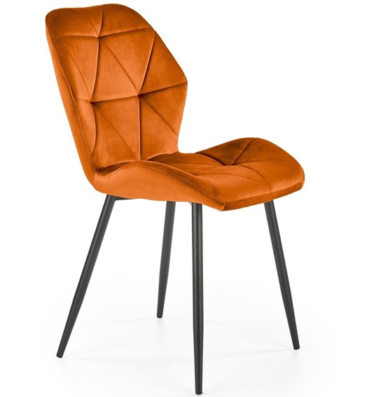 Krzesło K453 Czarny/Cynamonowy