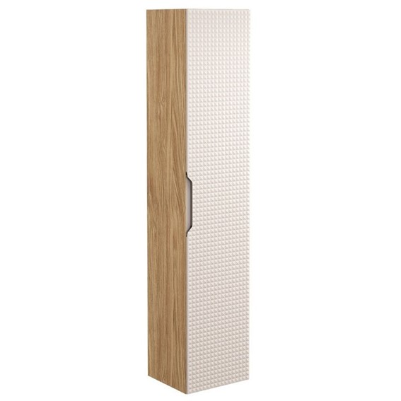 Szafka Wysoka LUXOR Dąb Olejowany/Beż