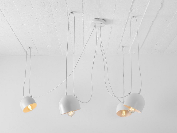 Lampa wisząca POPO 4 – biały