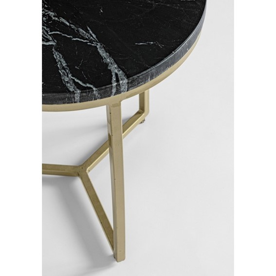 Stolik Kawowy PRESCOTT fi37,5 Czarny