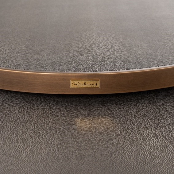 Stolik Kawowy BLOOMINGVILLE fi91,5 Złoty/Szary