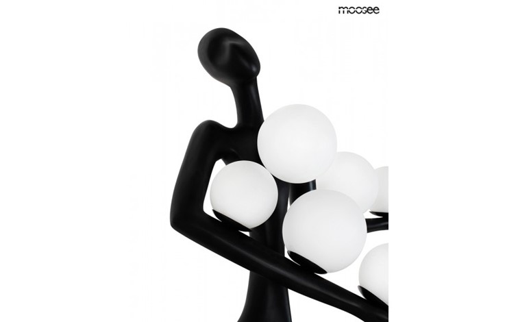 Lampa Podłogowa HUMAN DREAMER Czarny/Biały