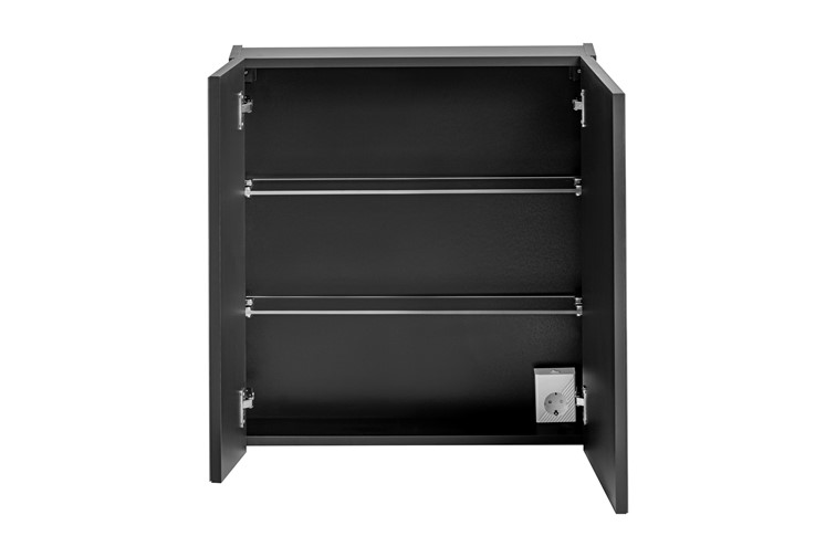 Szafka z Lustrem SANTA FE 84-60-A-2D Czarny