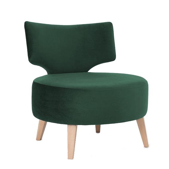 Fotel FLIPPIN Avocado/Naturalny