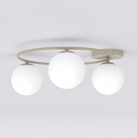 Lampa Sufitowa SOPRA 3 Beżowy/Biały