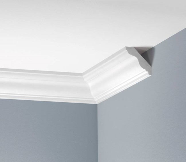 Listwa Gzymsowa Gładka LGG-16 240 cm Biały